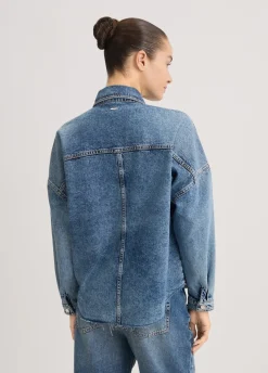 Liu Jo Chaqueta vaquera con strass-Mujer Chaquetas