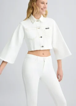 Liu Jo Chaqueta vaquera corta-Mujer Abrigos Y Chalecos