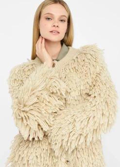 Liu Jo Chaquetón de lana-Mujer Abrigos Y Chalecos