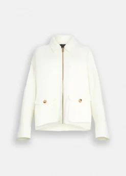 Liu Jo Chaquetón de lana con flecos-Mujer Abrigos Y Chalecos