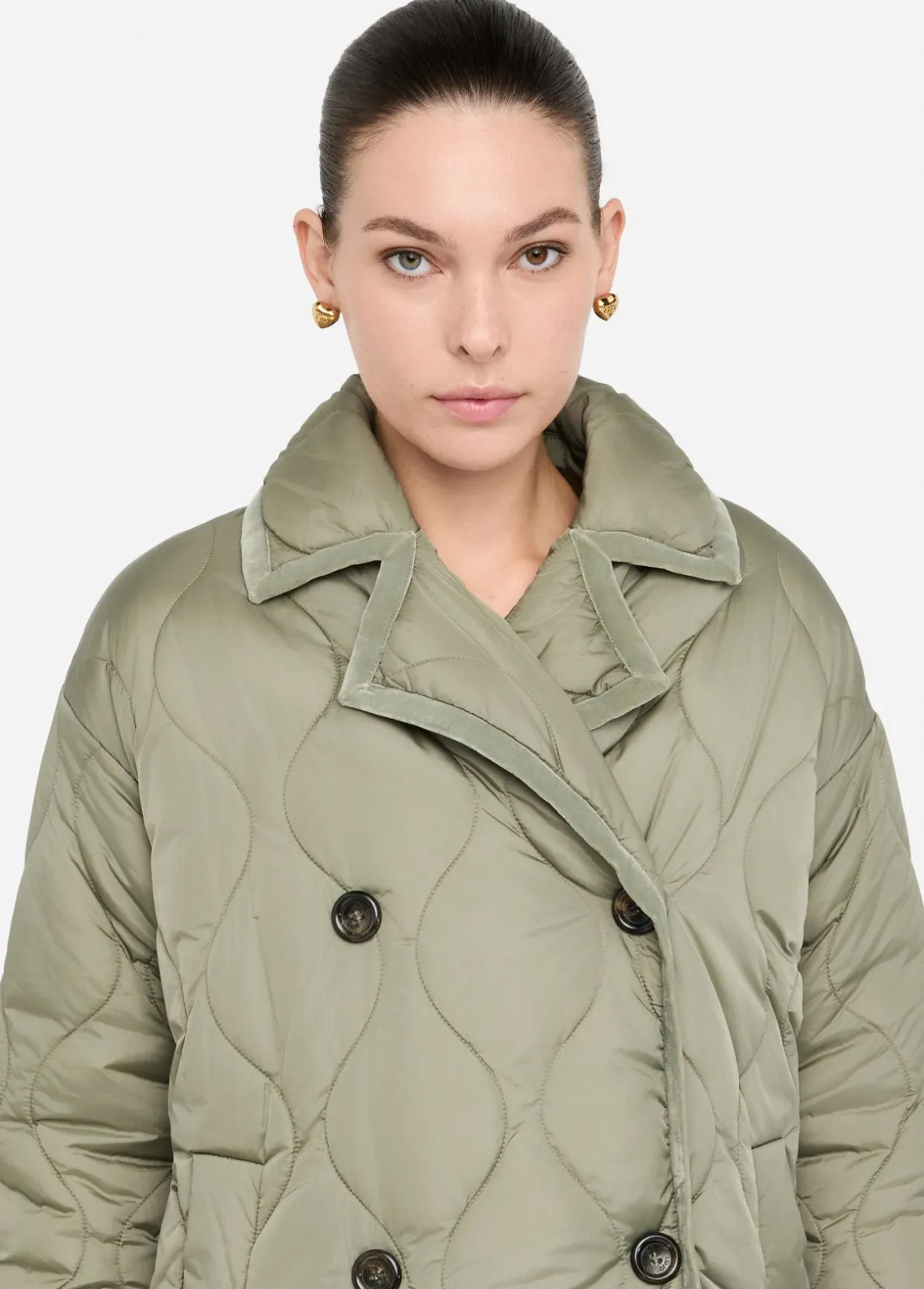 Liu Jo Chaquetón de nailon acolchado-Mujer Abrigos Y Chalecos