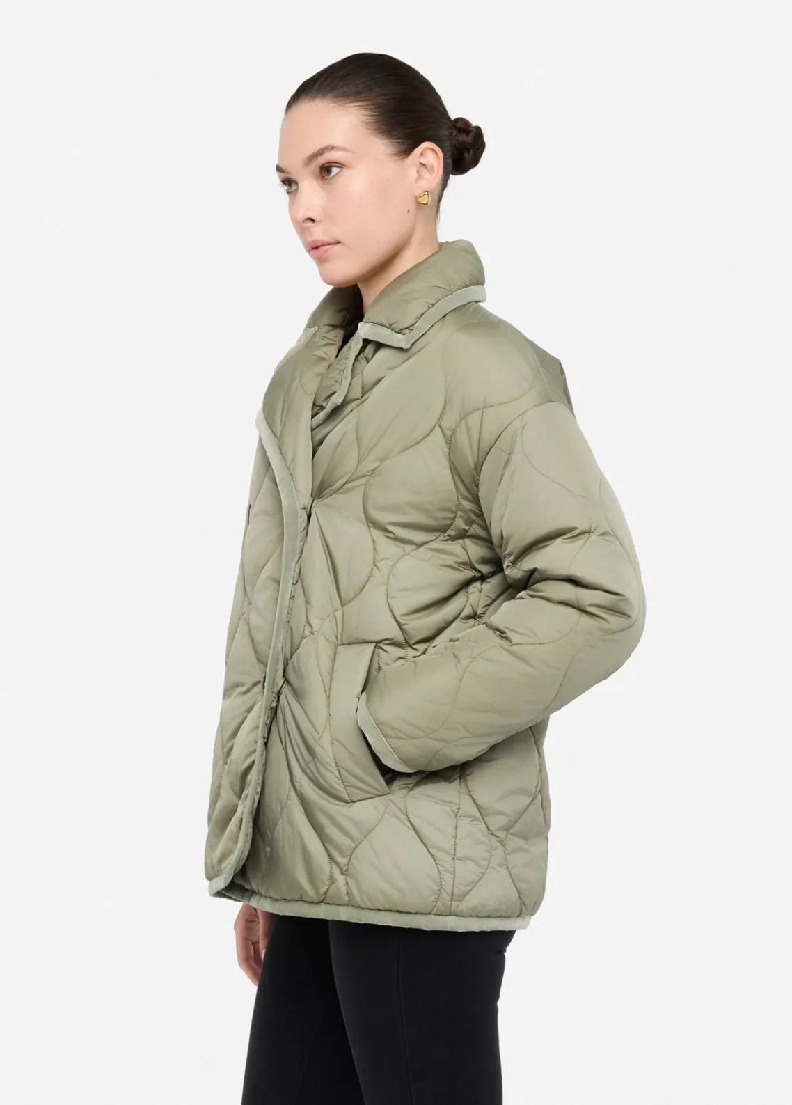 Liu Jo Chaquetón de nailon acolchado-Mujer Abrigos Y Chalecos