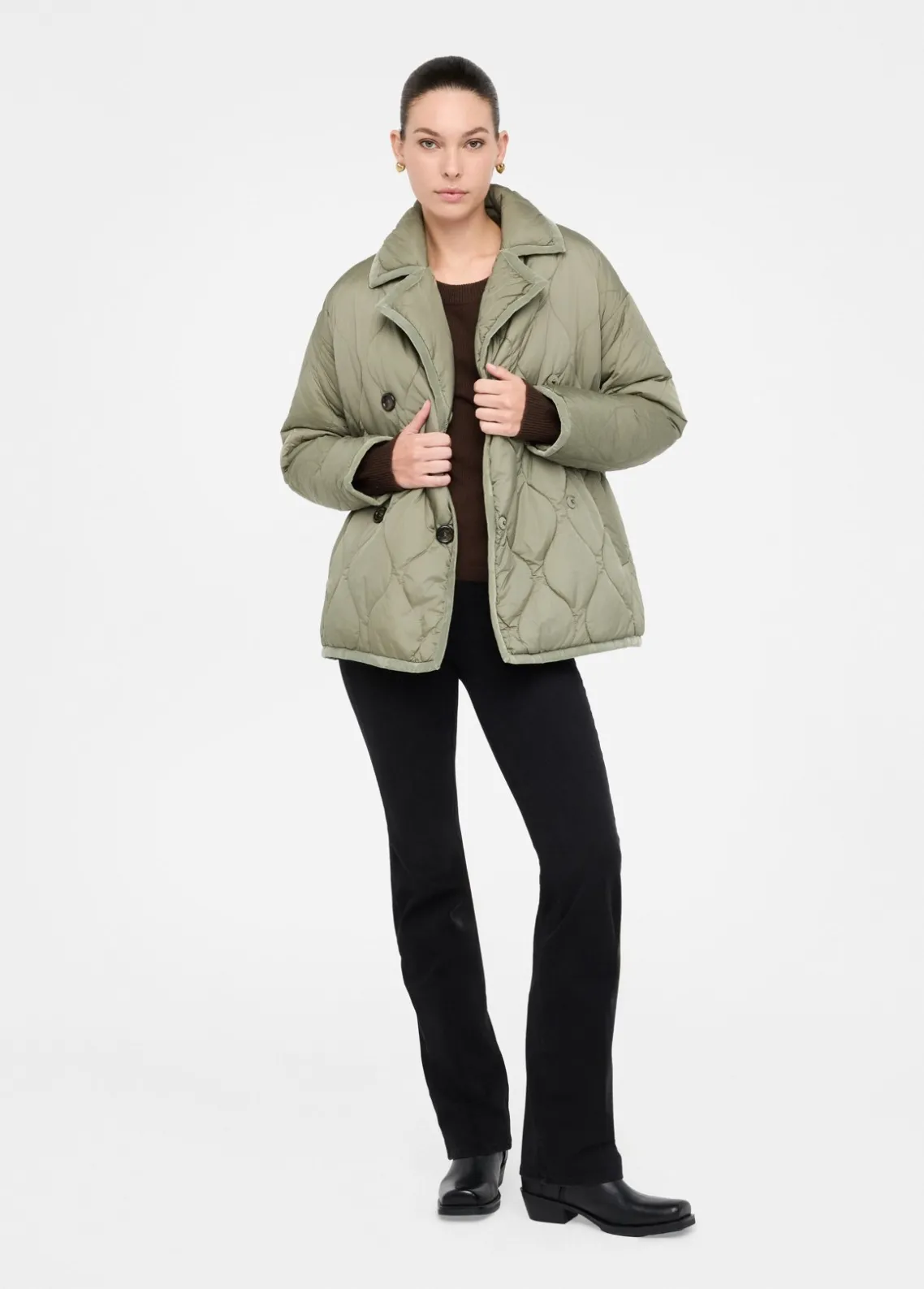 Liu Jo Chaquetón de nailon acolchado-Mujer Abrigos Y Chalecos