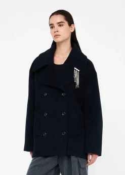 Liu Jo Chaquetón Better de lana-Mujer Abrigos Y Chalecos