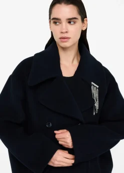 Liu Jo Chaquetón Better de lana-Mujer Abrigos Y Chalecos