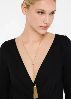 Liu Jo Collar con borlas metálicas-Mujer Joyas