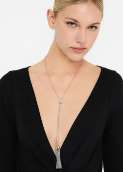 Liu Jo Collar con borlas metálicas-Mujer Joyas