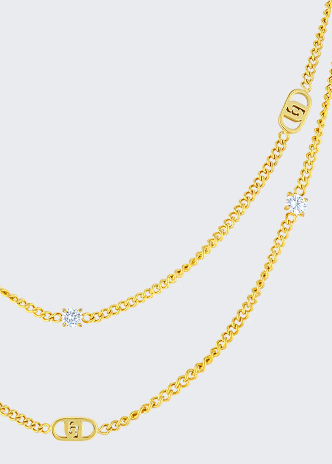 Liu Jo Collar con logotipo monograma-Mujer Joyas
