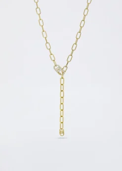 Liu Jo Collar con monograma con brillantitos-Mujer Joyas