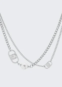 Liu Jo Collar múltiple con perla-Mujer Joyas