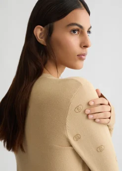 Liu Jo Cárdigan con logotipo y strass-Mujer Cárdigans Y Jerséis