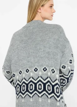 Liu Jo Cárdigan de jacquard de alpaca y lana-Mujer Cárdigans Y Jerséis