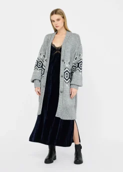 Liu Jo Cárdigan de jacquard de alpaca y lana-Mujer Cárdigans Y Jerséis