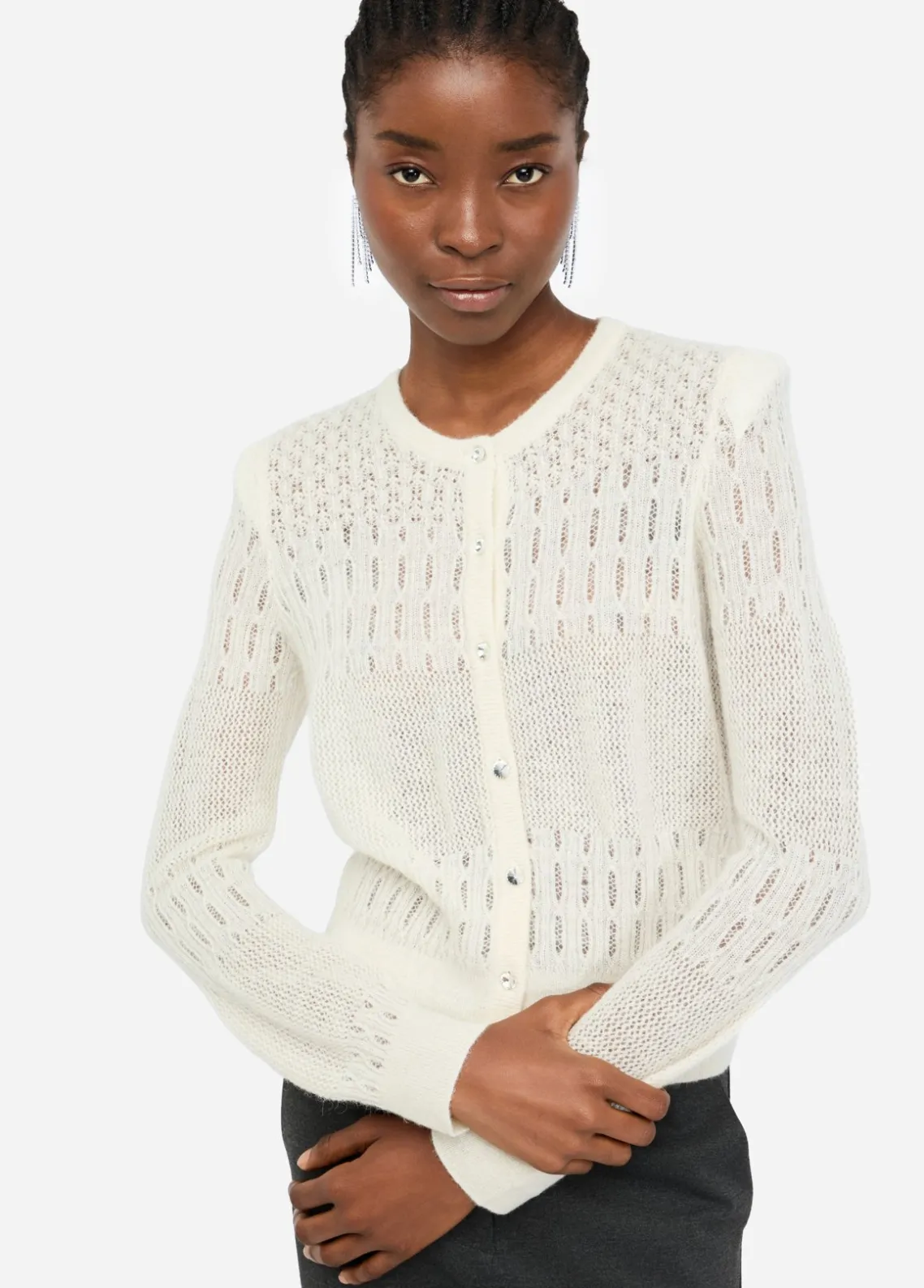 Liu Jo Cárdigan de lana y alpaca-Mujer Cárdigans Y Jerséis