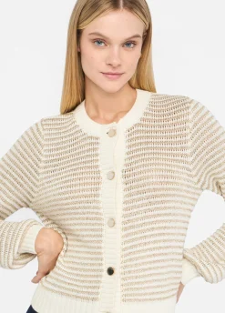 Liu Jo Cárdigan de rayas con lurex®-Mujer Cárdigans Y Jerséis