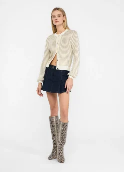 Liu Jo Cárdigan de rayas con lurex®-Mujer Cárdigans Y Jerséis