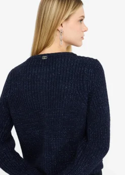 Liu Jo Cárdigan en mezcla de lana y alpaca-Mujer Cárdigans Y Jerséis