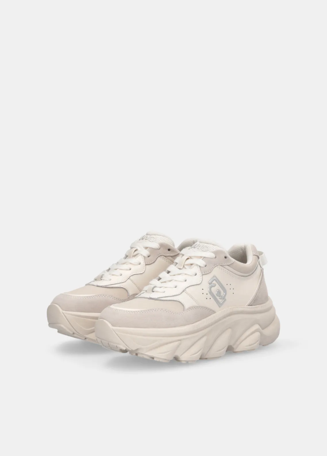 Liu Jo Deportivas gruesas de ante y malla-Mujer Sneakers
