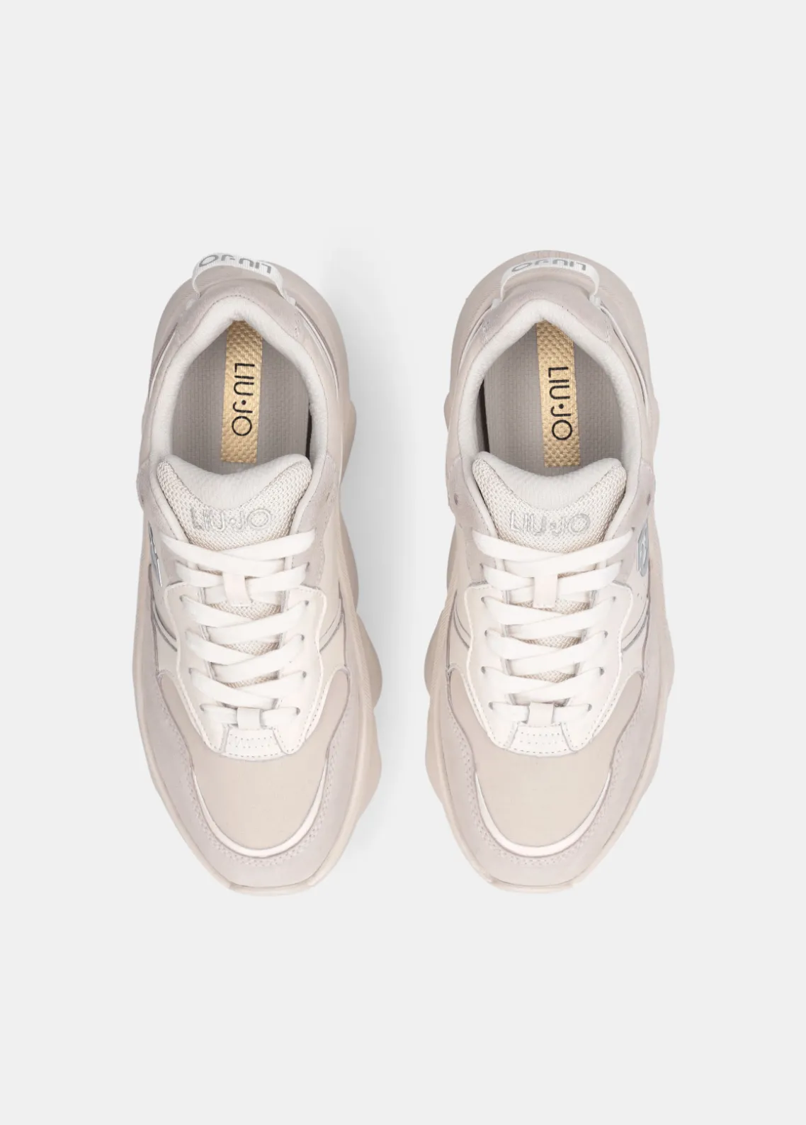 Liu Jo Deportivas gruesas de ante y malla-Mujer Sneakers
