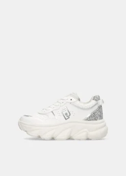 Liu Jo Deportivas gruesas de piel y brillos-Mujer Sneakers