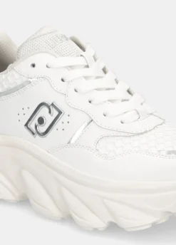 Liu Jo Deportivas gruesas de piel y brillos-Mujer Sneakers