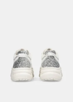 Liu Jo Deportivas gruesas de piel y brillos-Mujer Sneakers