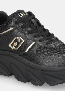 Liu Jo Deportivas gruesas de piel y brillos-Mujer Sneakers