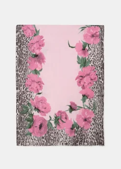 Liu Jo Estola con estampado animal floral-Mujer Bufandas Y Pañuelos