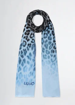 Liu Jo Estola con estampado animal-Mujer Bufandas Y Pañuelos