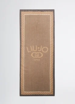 Liu Jo Estola con logotipo-Hombre Bufandas Y Gorros