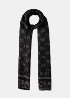 Liu Jo Estola con logotipo-Mujer Bufandas Y Pañuelos