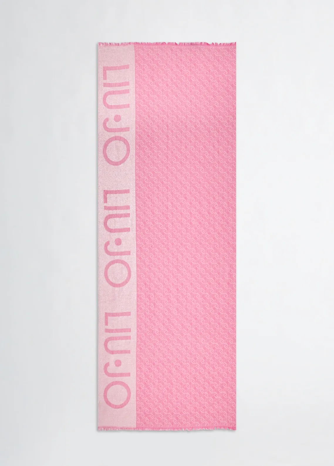 Liu Jo Estola con logotipo jacquard-Mujer Bufandas Y Pañuelos