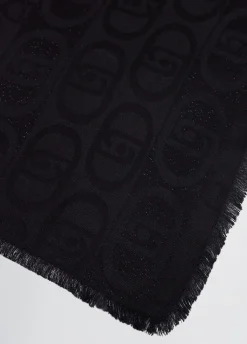 Liu Jo Estola con monograma jacquard-Mujer Bufandas Y Pañuelos