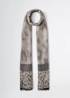 Liu Jo Estola de lurex® con estampado animal-Mujer Bufandas Y Pañuelos