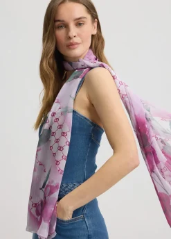 Liu Jo Estola floral-Mujer Bufandas Y Pañuelos