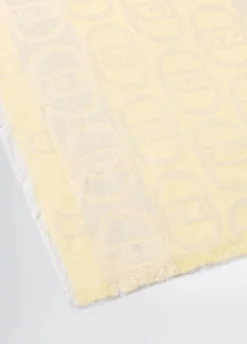 Liu Jo Estola jacquard con logotipo-Mujer Bufandas Y Pañuelos
