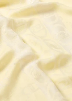 Liu Jo Estola jacquard con logotipo-Mujer Bufandas Y Pañuelos