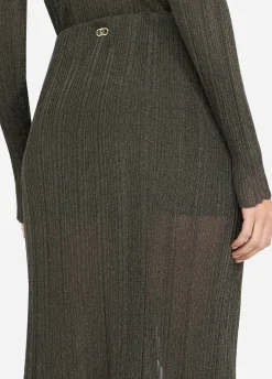 Liu Jo Falda de punto con lurex®-Mujer Faldas|Cárdigans Y Jerséis