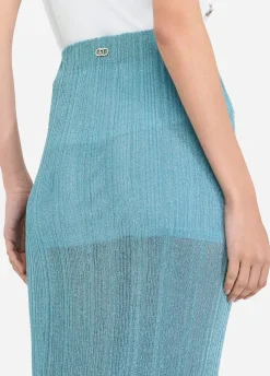 Liu Jo Falda de punto con lurex®-Mujer Faldas|Cárdigans Y Jerséis