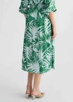 Liu Jo Falda de raso estampada-Mujer Faldas