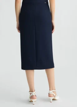 Liu Jo Falda midi con botones-Mujer Faldas|Tailleur