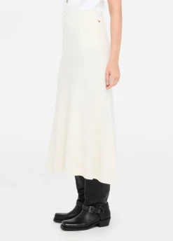Liu Jo Falda midi de punto con lentejuelas-Mujer Faldas