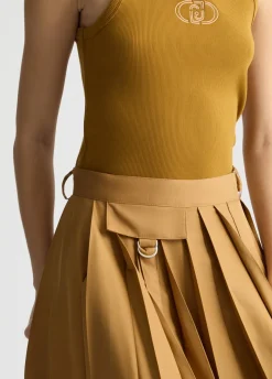 Liu Jo Falda plisada de nailon-Mujer Faldas