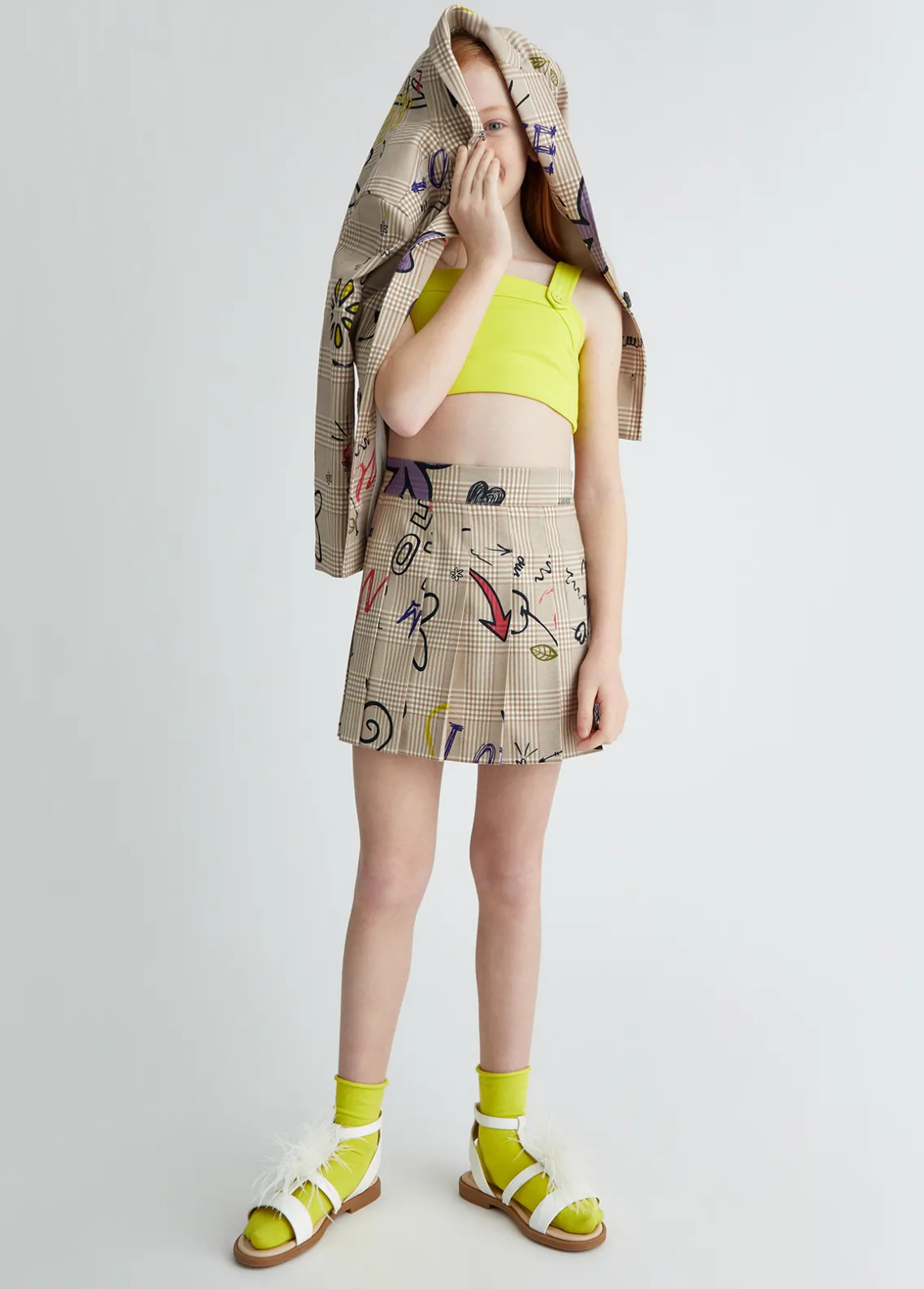 Liu Jo Falda Príncipe de Gales con estampado- Abrigos Y Chaquetas