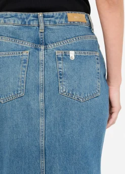 Liu Jo Falda sirena de denim-Mujer Vaqueros Campana