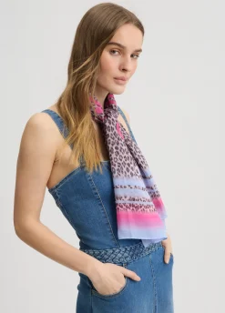 Liu Jo Fular con estampado animal-Mujer Bufandas Y Pañuelos