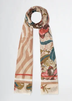 Liu Jo Fular con estampado floral-Mujer Bufandas Y Pañuelos