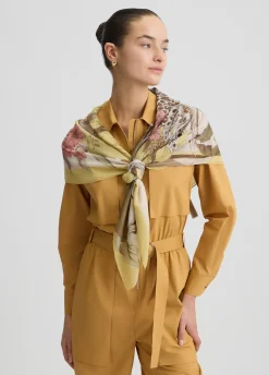 Liu Jo Fular con estampado floral-Mujer Bufandas Y Pañuelos