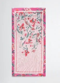 Liu Jo Fular con estampado floral-Mujer Bufandas Y Pañuelos