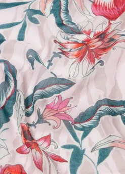 Liu Jo Fular con estampado floral-Mujer Bufandas Y Pañuelos
